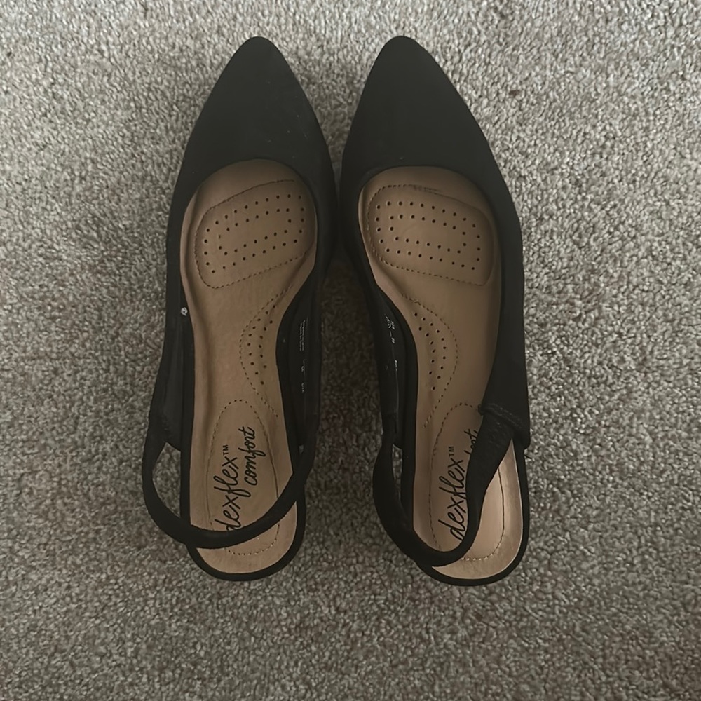 black high heels
